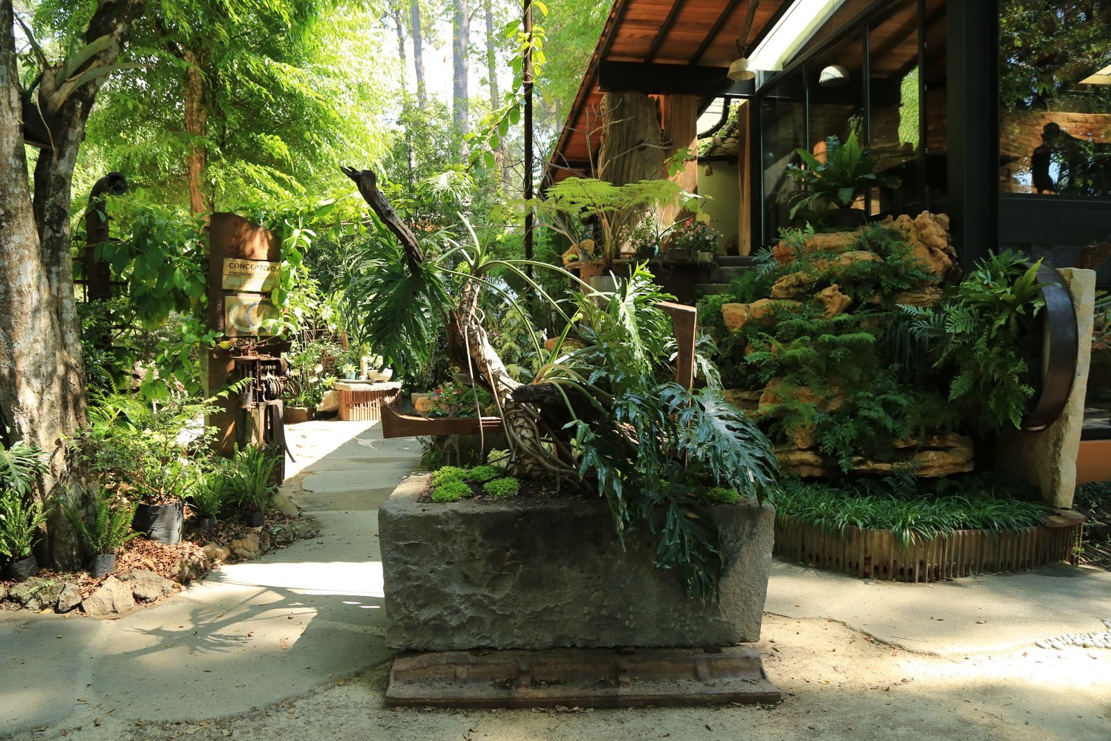 Oficinas y showroom de Concepto Q entre el bosque, en Avándaro, Valle de Bravo