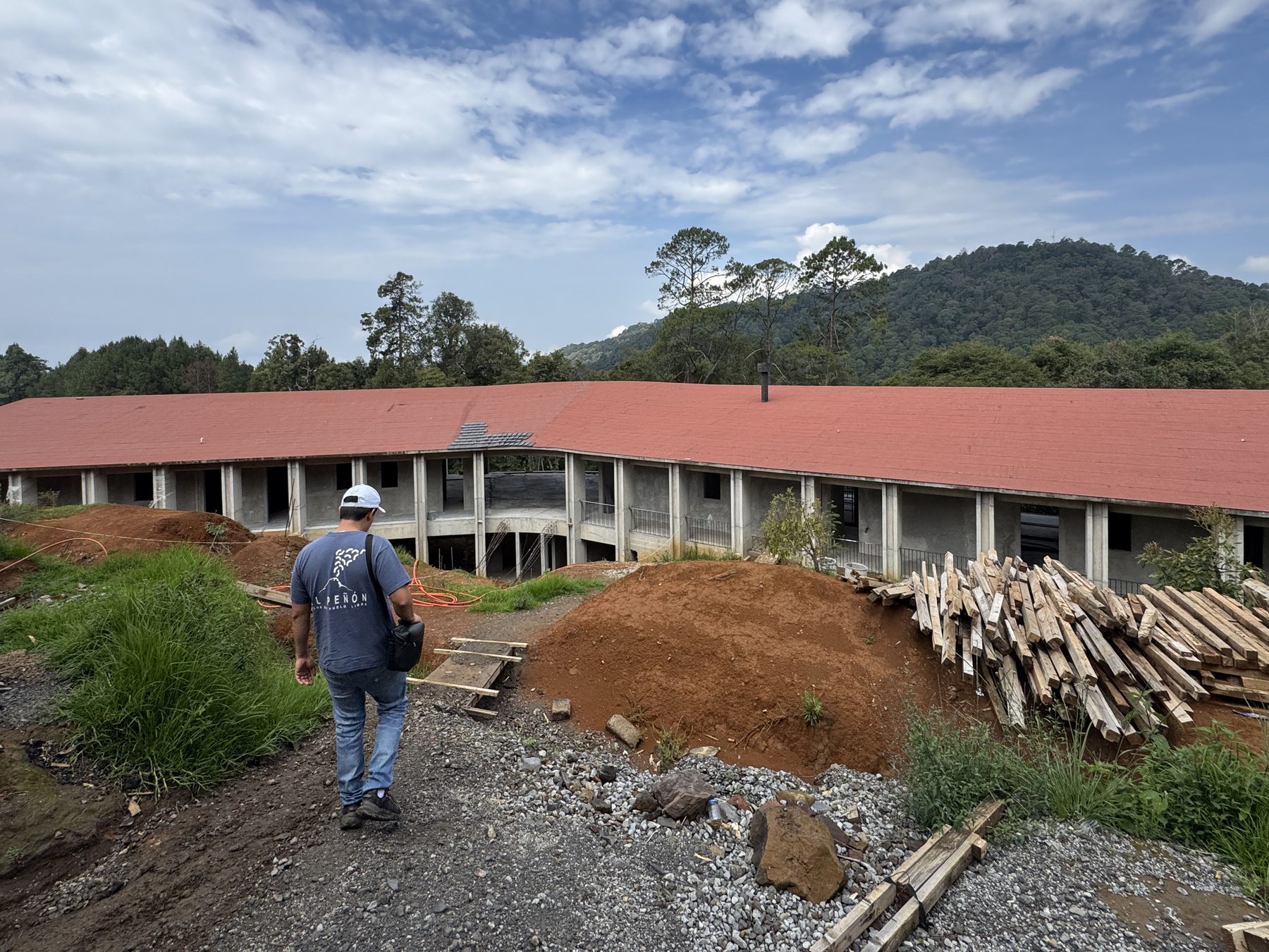 Visita al sitio en obra, Valle de Bravo